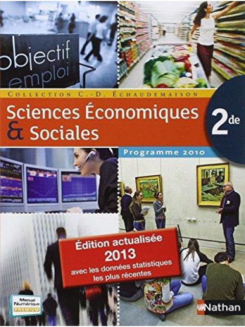 SCIENCES ECONOMIQUES ET SOCIALES 2DE