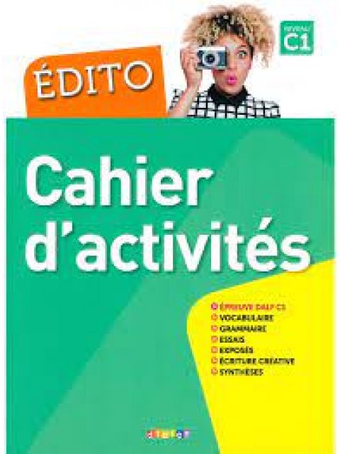 EDITO C1 CAHIER (+ CD AUDIO MP3)