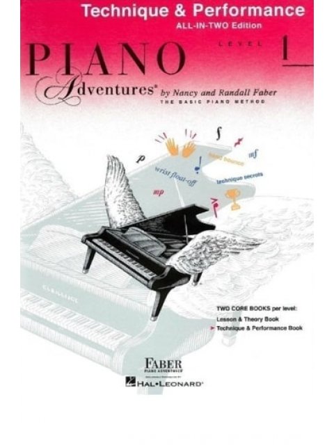 PIANO ADVENTURES ALL IN TWO TECHNIQUE & PERFORMANCE 1