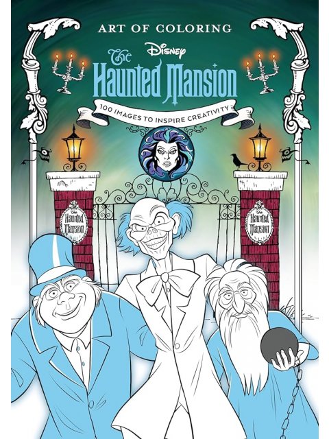 ART OF COLORING: THE HAUNTED MANSION PB