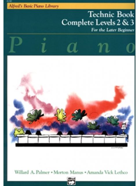 ALFRED'S BASIC PIANO LIBRARY - COMPLETE TECHNIC BOOK 2 & 3