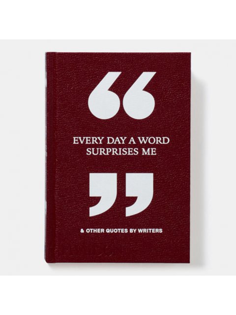 EVERY DAY A WORD SURPRISES ME & OTHER QUOTES BY WRITERS HC