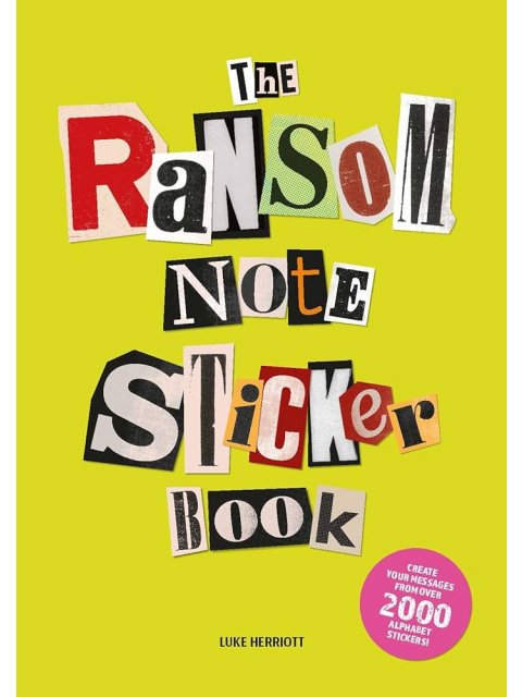 THE RANSOM NOTE STICKER BOOK PB
