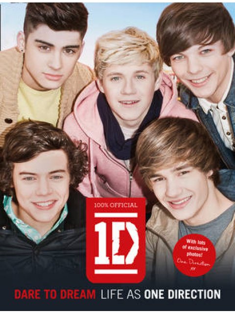 DARE TO DREAM LIFE AS ONE DIRECTION (100% OFFICIAL ID) HC COFFEE TABLE BK.