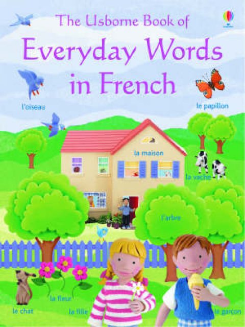 LTHE USBORNE BOOK OF EVERYDAY WORDS IN FRENCH  PB