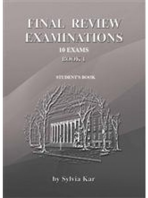 FINAL REVIEW EXAMINATIONS BOOK 1 SB (10 EXAMS)