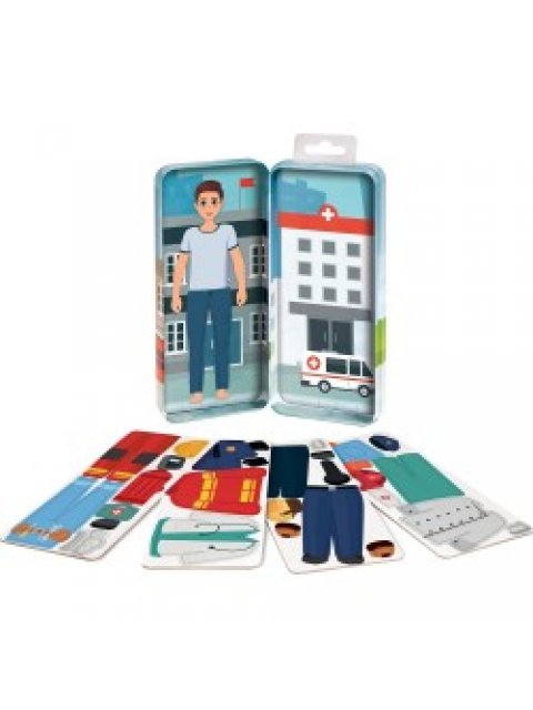 MAGNET BOX TINS: 3 ΣΧΕΔΙΑ (CITY HEROES - FASHION GIRL - MERMAID PRINCESS)