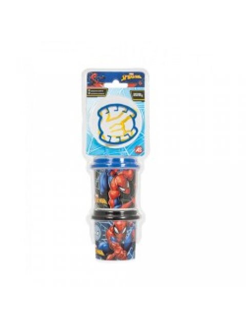 ΣΕΤ 2 ΒΑΖΑΚΙΑ ΠΛΑΣΤΕΛΙΝΗΣ 114GR DISNEY FROZEN & MARVEL SPIDERMAN ΜΕ 2 CUTTERS