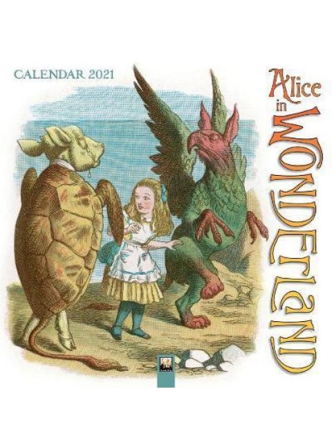 ALICE IN WONDERLAND WALL CALENDAR 2021