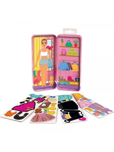 MAGNET BOX TINS : FASHION GIRL