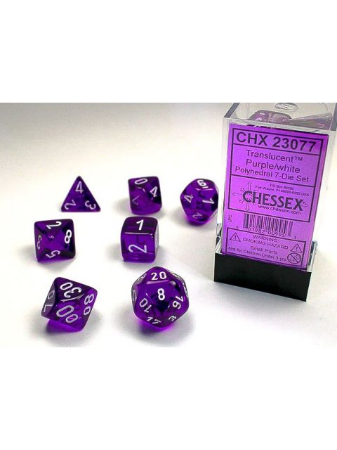 ΣΕΤ 7 ΠΟΛΥΕΔΡΑ ΔΙΑΦΑΝΑ ΖΑΡΙΑ - PURPLE/WHITE - CSX23077