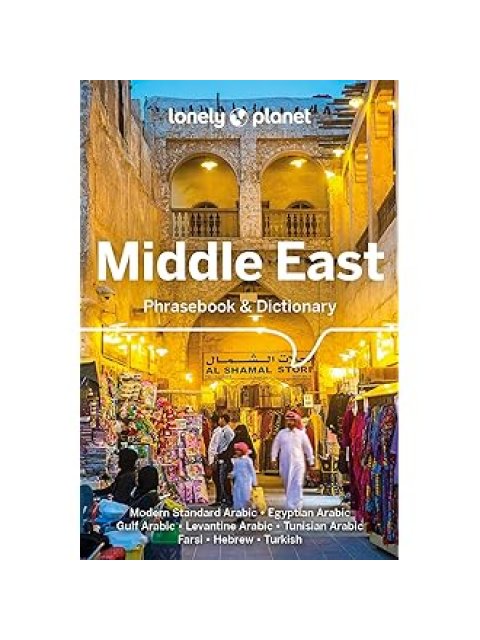 LONELY PLANET MIDDLE EAST PHRASEBOOK & DICTIONARY 3 LANGUAGE - END DATE 30/11/2030