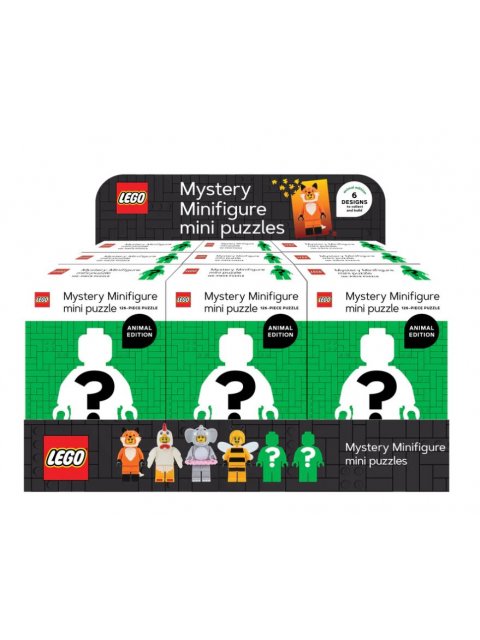 LEGO MYSTERY MINIFIGURE PUZZLES 12 COPY CDU (GREEN: ANIMAL EDITION)