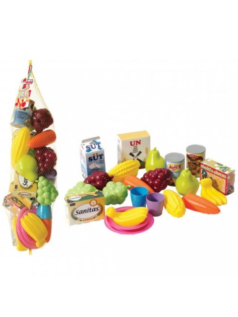 Κουζινικα Σετ Φρουτων Σε Διχτυ (24Τμχ)