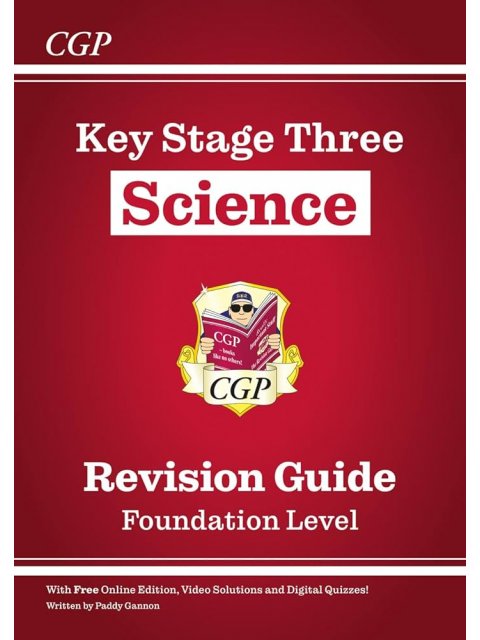 KS3 Science Revision Guide – Foundation (includes Online Edition, Videos & Quizzes)