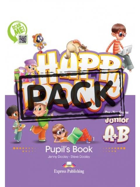 HAPPY TOONS ONE YEAR COURSE (JUNIOR A+B) PUPILS BOOK (+ DIGIBOOKS APP)