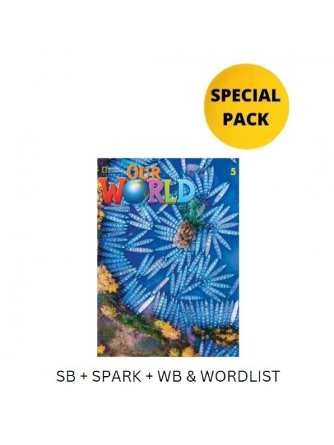 OUR WORLD 5 SPECIAL PACK FOR GREECE (SB + SPARK + WB & WORDLIST) BRIT. ED 2ND ED