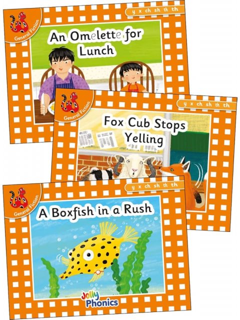 Jolly Phonics Orange Level Readers Set 6