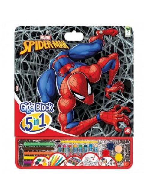 ΣΕΤ ΖΩΓΡΑΦΙΚΗΣ GIGA BLOCK 5 IN 1 SPIDERMAN