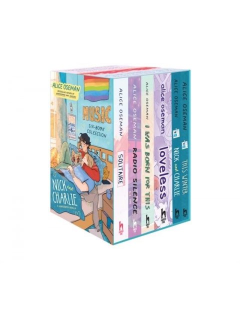 Alice Oseman Six-Book Collection Box Set (Solitaire, Radio Silence, I Was Born For This, Loveless, N