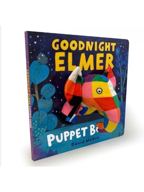 Goodnight, Elmer Puppet Book HC