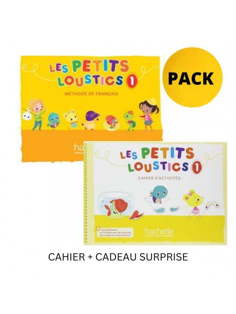 LES PETITS LOUSTICS 1 PACK (CAHIER + CADEAU SURPRISE)
