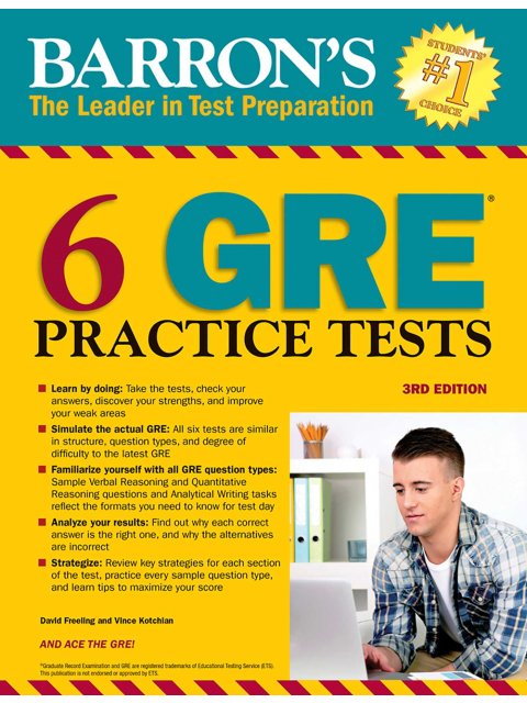 6 GRE Practice Tests