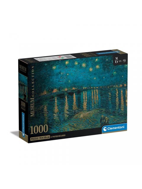 ΠΑΖΛ 1000 MUSEUM VAN GOGH: ΕΝΑΣΤΡΗ ΝΥΧΤΑ ΠΑΝΩ ΑΠΌ ΤΟ ΡΗΝΟ COMPACT BOX