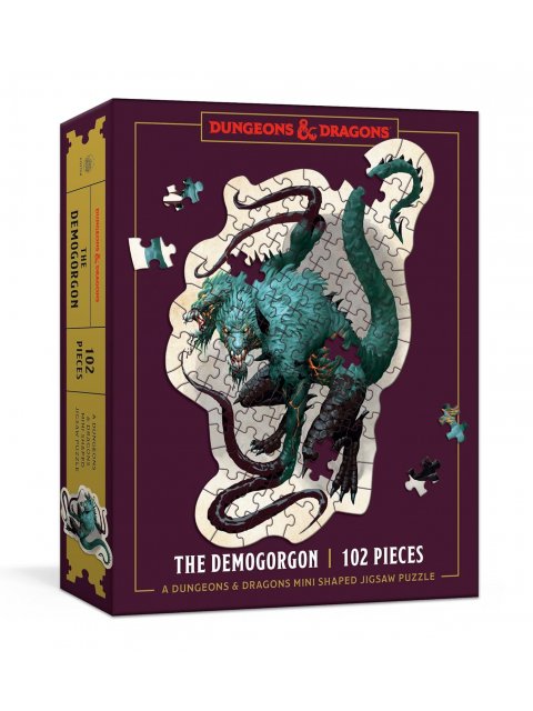 Dungeons & Dragons Mini Shaped Jigsaw Puzzle: The Demogorgon Edition