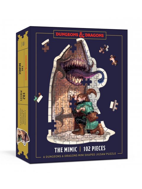 Dungeons & Dragons Mini Shaped Jigsaw Puzzle: The Mimic Edition