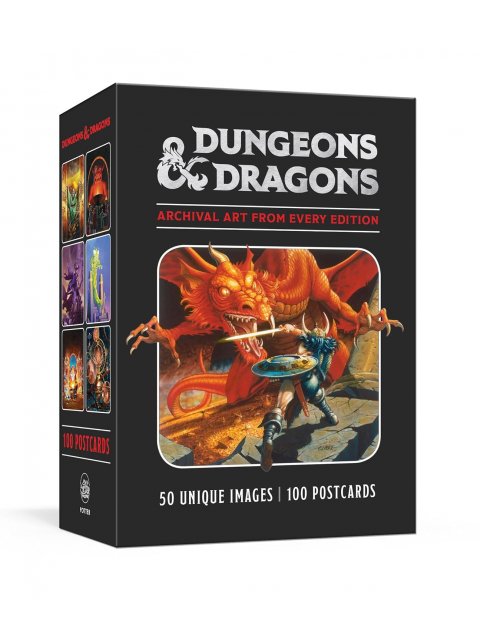 Dungeons & Dragons 100 Postcards: Archival Art from Every Edition