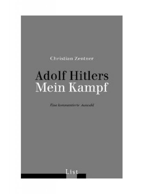 ADOLF HITLER'S MEIN KAMPF TASCHENBUCH