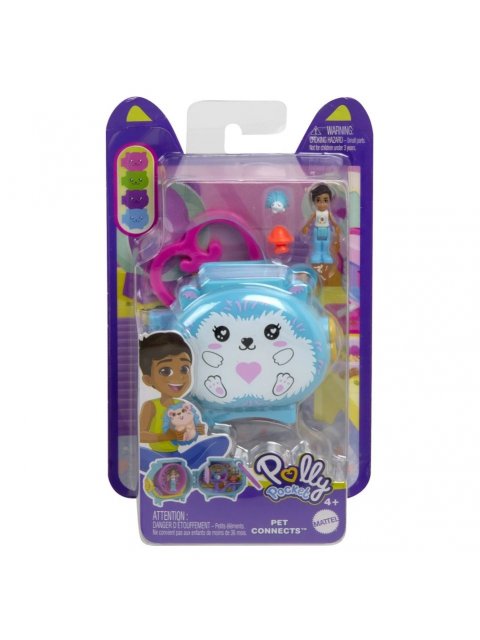 POLLY POCKET - MINI - ΣΕΤΑΚΙΑ ΜΕ ΖΩΑΚΙΑ: Σκαντζόχοιρος - HXX23
