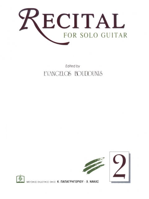 RECITAL FOR SOLO GUITAR 2
