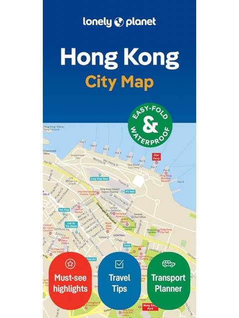 LONELY PLANET HONG KONG CITY MAP 2 MAP - END DATE 31/7/2030