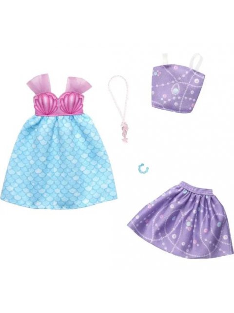 BARBIE ΜΟΔΕΣ - ΣΕΤ ΤΩΝ 2 ΡΟΥΧΩΝ - Mermaid-ThemΡΟΥΧΩΝed Dress - HRH44