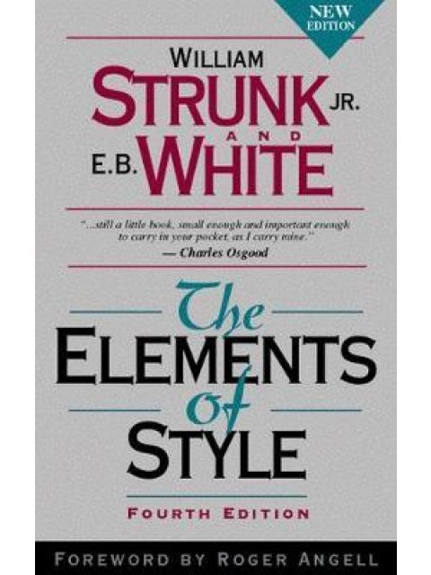 THE ELEMENTS OF STYLE 4TH ED PB