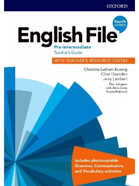 ENGLISH FILE PRE-INTERMEDIATE TCHR'S GUIDE (+ TCHR'S RESOURCE) 4TH ED