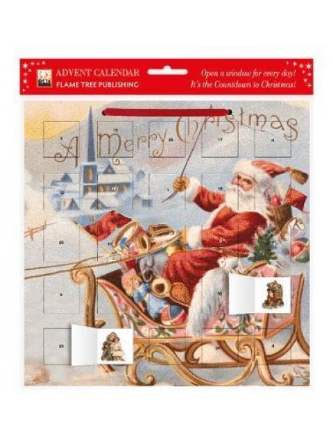 SANTA'S SLEIGH ADVENT CALENDAR HC