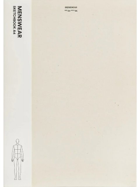 FASHIONARY MENSWEAR SKETCHBOOK A4 HC