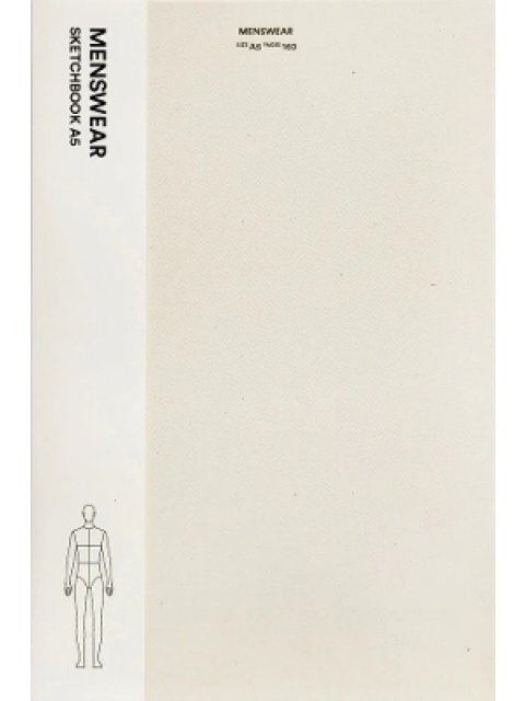 FASHIONARY MENSWEAR SKETCHBOOK A5 HC