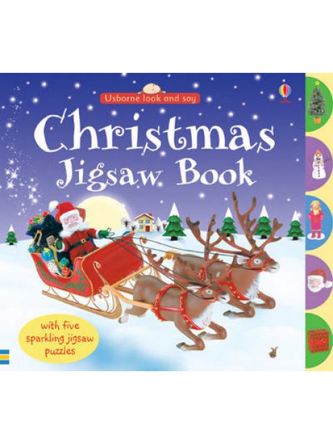 USBORNE : CHRISTMAS JIGSAW BOOK HC