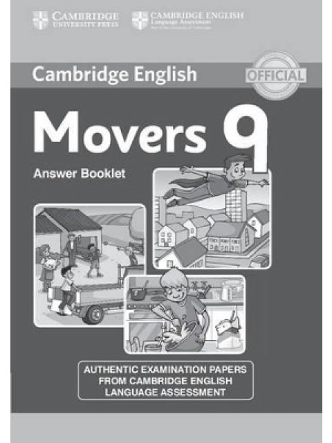CAMBRIDGE YOUNG LEARNERS ENGLISH TESTS MOVERS 9 ANSWER BOOK