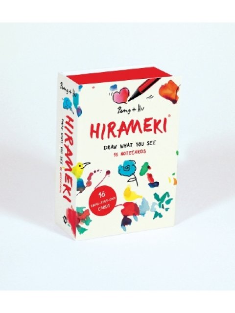 HIRAMEKI : 16 NOTECARDS : DRAW WHAT YOU SEE HC