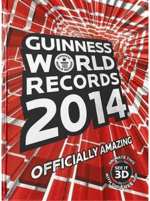 GUINNESS WORLD RECORD 2014 HC COFFEE TABLE BK.
