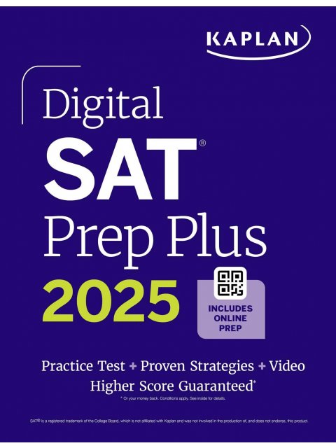 Digital SAT Prep Plus 2025: Includes 1 Full Length Practice Test, 700+ Practice Questions