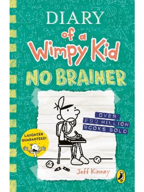 Diary of a Wimpy Kid: No Brainer (Book 18) PB