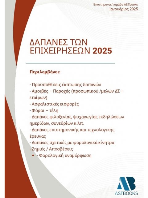 ΔΑΠΑΝΕΣ ΤΩΝ ΕΠΙΧΕΙΡΗΣΕΩΝ 2025
