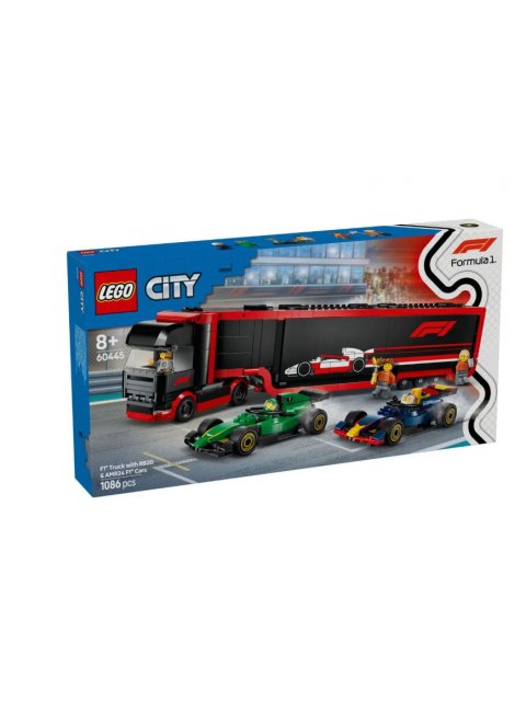 LEGO® City: F1® TRUCK WITH RB20 & AMR24 F1® CARS