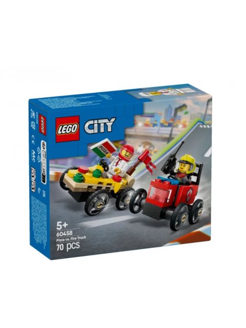 LEGO® City: PIZZA VS. FIRE TRUCK RACE CAR PACK
